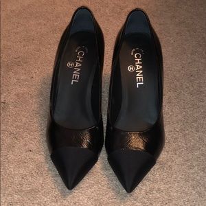 Black Chanel Pumps